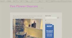 Desktop Screenshot of funflowerdaycare.com